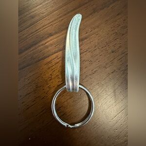 TWA Silverware Keychain